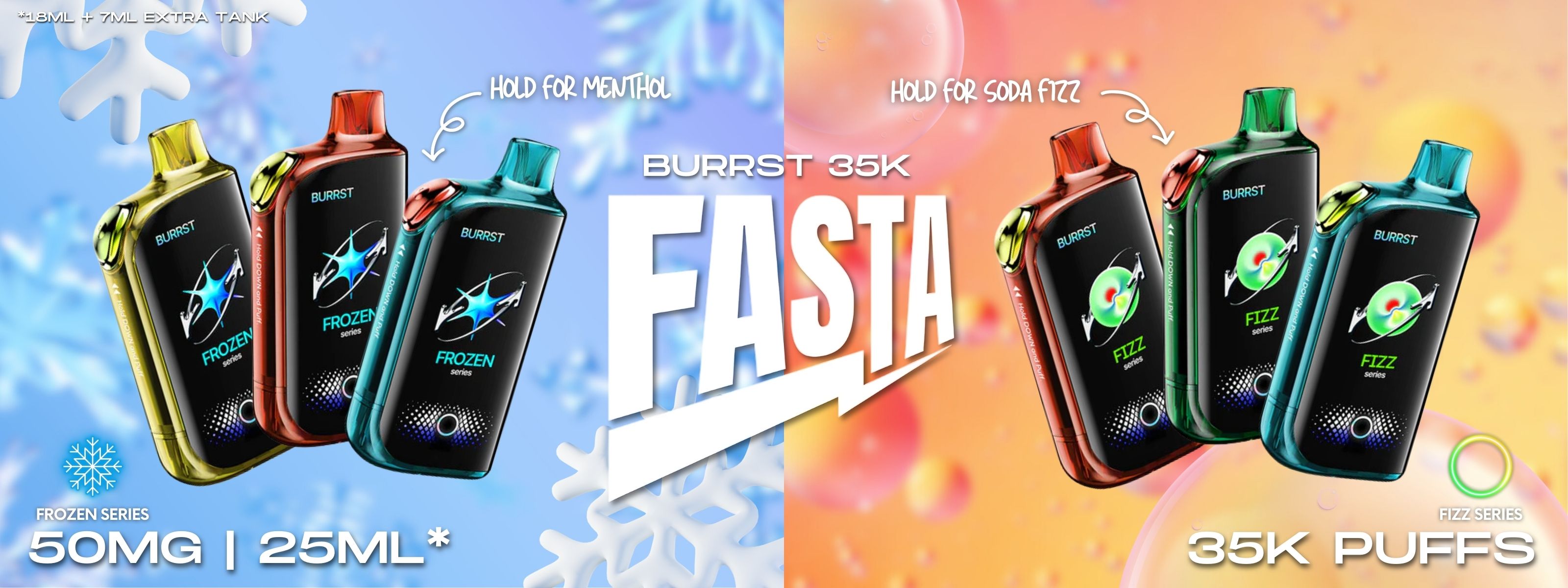 Fasta Burrst 35K Disposable | Apex Vape Wholesale