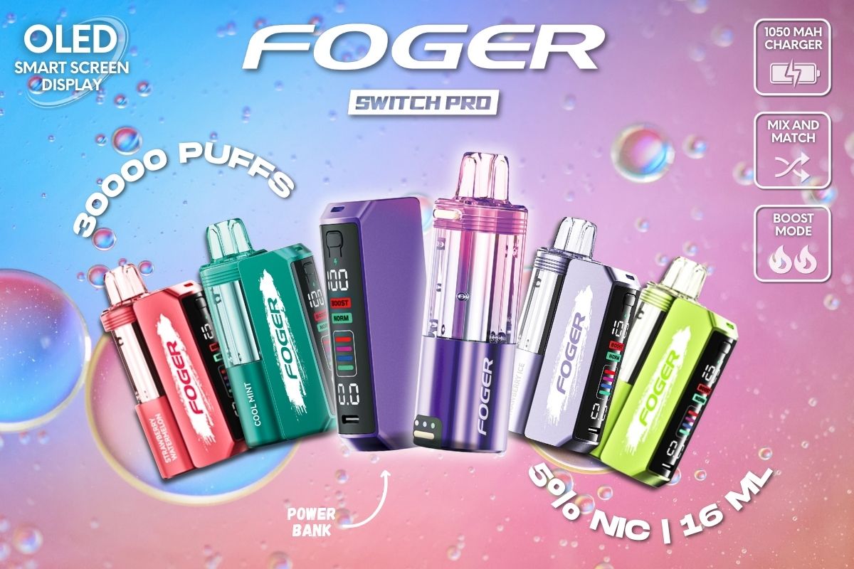 Foger Switch 30K Disposables | Apex vape Wholesale USA