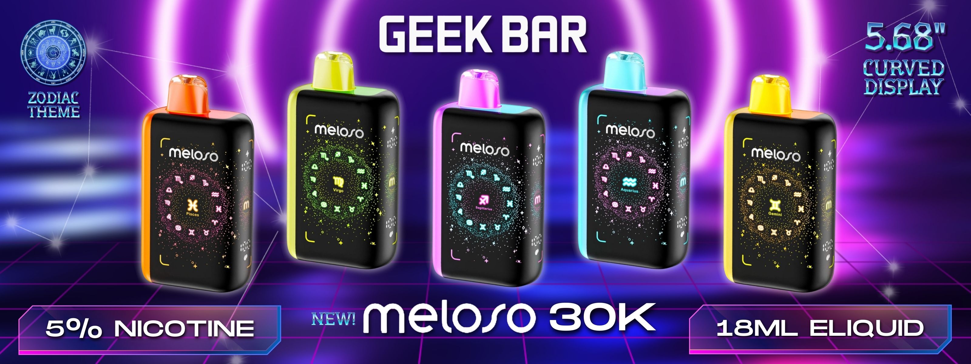 Geek Bar Meloso Bar 30K Disposable | Apex Vape Wholesale