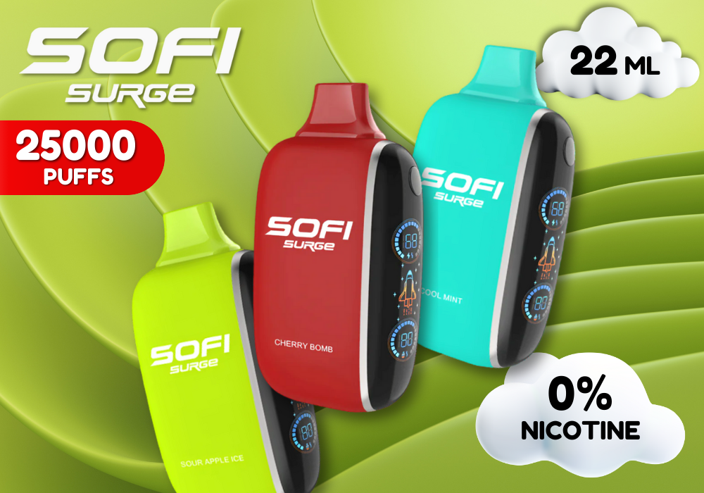 SOFI Surge 25K Disposable | Apex Vape Wholesale